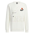 Men's adidas Mh Bp3 Crew Logo Athleisure Casual Sports Round Neck Autumn White HP1432