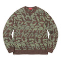 Supreme Stacked Sweater 'Brown Green' SUP-SS23-136