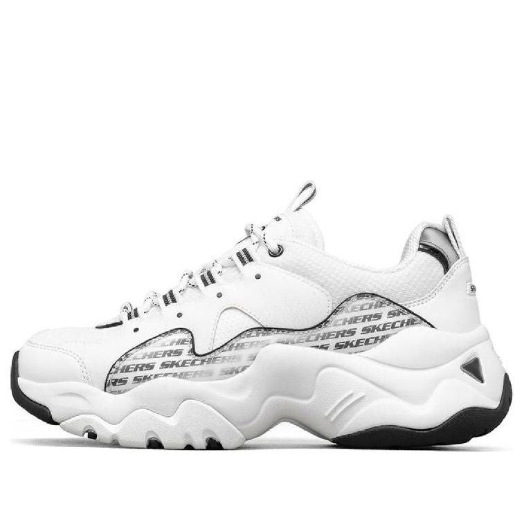 (WMNS) Skechers D Lites 3.0-Endless Chic Shoes Black/White 149255-WBK