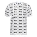 Men's Alexander McQueen Alphabet Logo Printing Casual Short Sleeve White 291571-RMT30-9000
