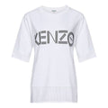 KENZO Logo Printing Short Sleeve White FA5-2TS617-986-01