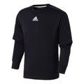 adidas Printing Logo Round Neck Long Sleeves Black DU1037