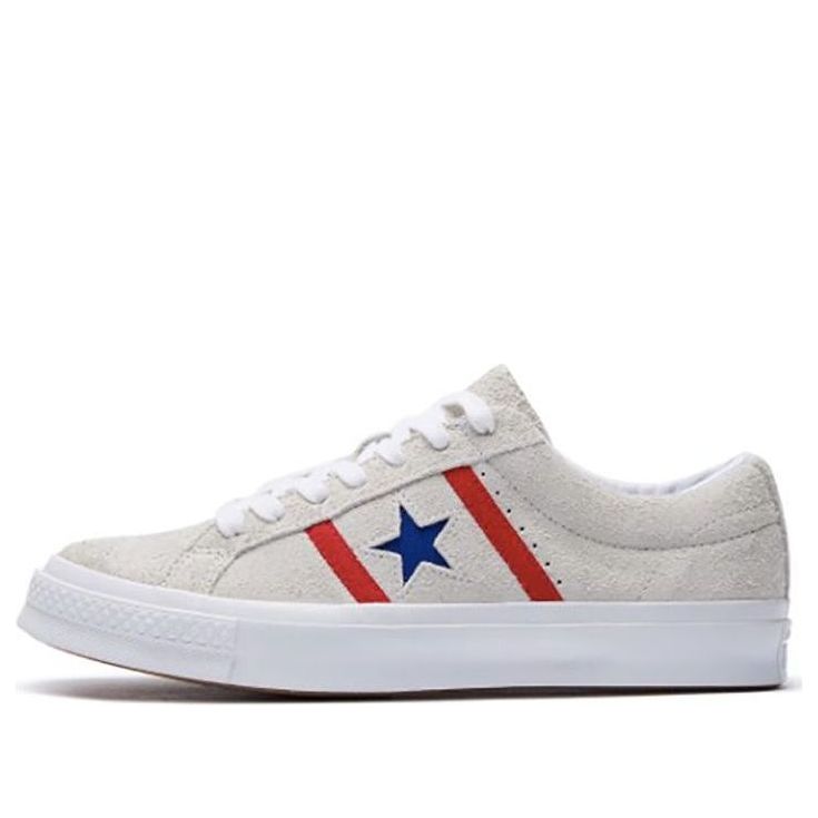 Converse One Star Academy 'Grey Red Blue' 164390C