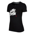 (WMNS) Air Jordan Alphabet Pattern Casual Sports Short Sleeve Black BV7484-010