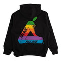 PALACE SS19 Jobsworth Hood Triangle Logo Pattern Black P16HD048