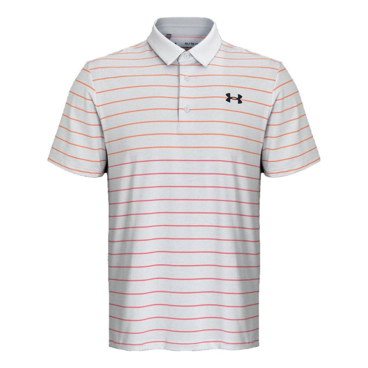 Under Armour Playoff 3.0 Stripe Polo Shirt 'Grey Orange' 1378676-014