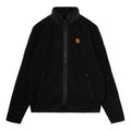 Men's KENZO Logo Embroidered Zipper Stand Collar Black FA65BL7604ML-99