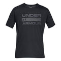 Men's Under Armour Team Issue Wordmark elastic Printing Short Sleeve Black 1329582-001