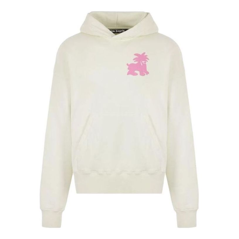 Palm Angels SS23 Leon Classic Hoodie 'Pale Green Fuchsia' PMBB058E23FLE0045432