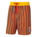 Men's adidas Contrasting Colors Stripe Lacing Basketball Sports Shorts Multicolor HB0737