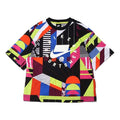 (WMNS) Nike Sportswear Loose Fit Short Sleeve 'Multi' AT0565-010