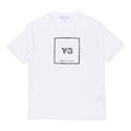 Y-3 SS21 Alphabet Logo Loose Round Neck Short Sleeve White T-Shirt GV6061