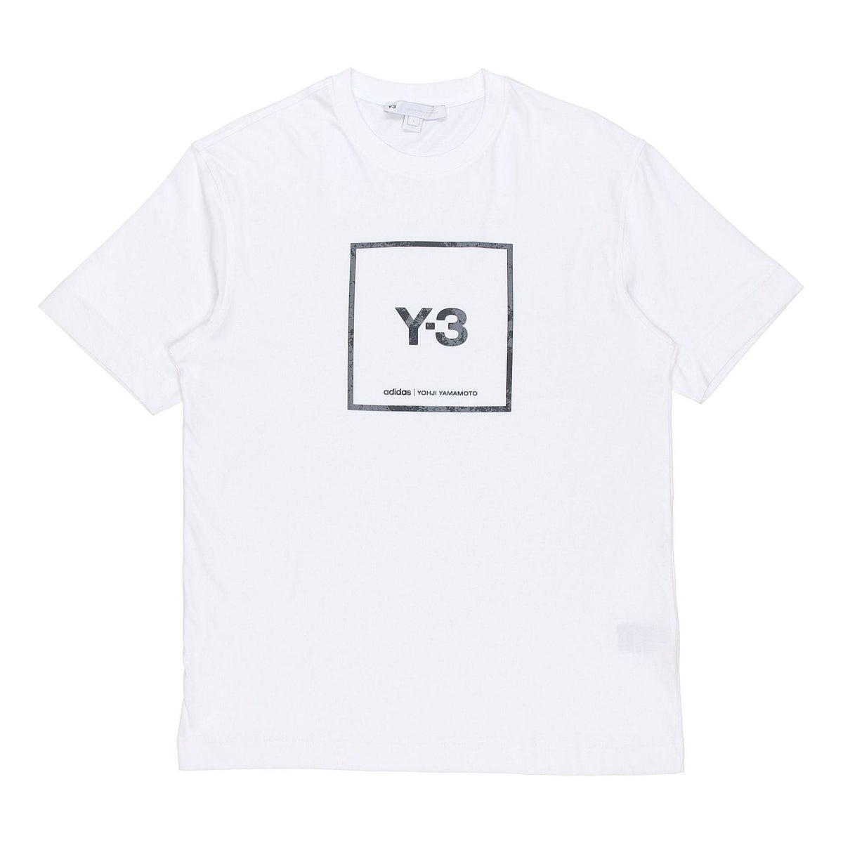 Y-3 SS21 Alphabet Logo Loose Round Neck Short Sleeve White T-Shirt GV6061