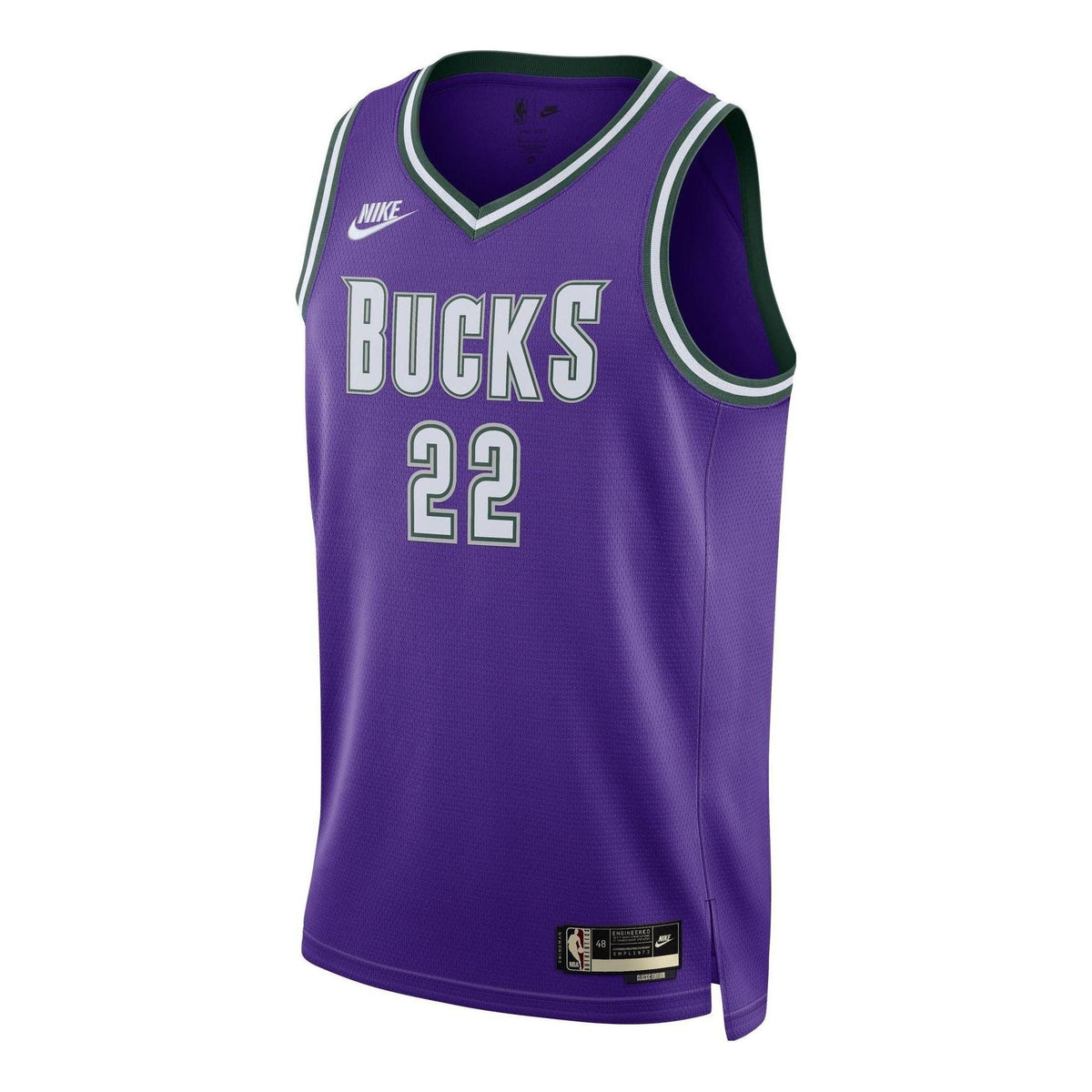 Nike x NBA Milwaukee Bucks Hardwood Classics Swingman Jersey 'Khris Middleton 22' DO9450-506
