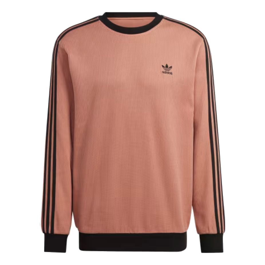 adidas originals Adicolor Classics Waffle Sweatshirt 'Clay Strata' HS2080