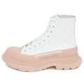 (WMNS) Alexander McQueen Tread Slick Boot 'White Pink' 633900WHYK39402