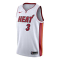 Nike x NBA Miami Heat Dwyane Wade Jerseys 'White' 864427-104