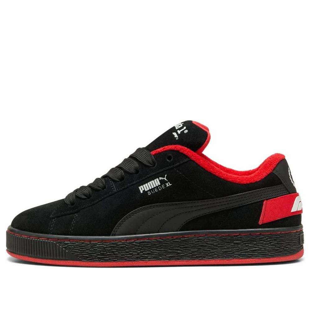 PUMA Formula 1 75 Years Suede XL 'Puma Black Pop Red' 308894-01
