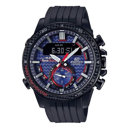 CASIO Limited Edition EDIFICE Mens Blue Analog/Digital Combo ECB-800TR-2A