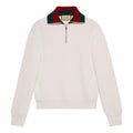 Gucci Knit Wool Sweater With Web 'Ivory' 770440-XKDNE-9146