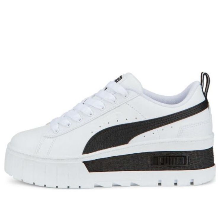 (WMNS) PUMA Mayze Wedge 'White Black' 386273-01