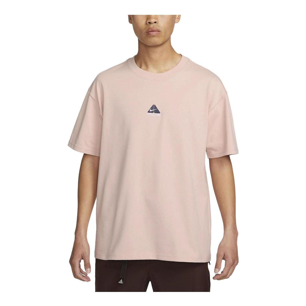Nike x ACG Logo Tee 'Pink Oxford' DQ1816-601