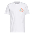 adidas Multi-Color Logo Printing Round Neck Short Sleeve White IC8107