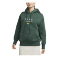 (WMNS) Nike Sportswear NSW OS Fleece Pullover L/S Hoodie 'Green' FD0855-333