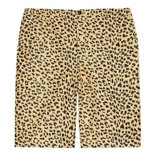 Gucci Neutral Leopard Jacquard Shorts 'Beige Black' 630717-ZAEAL-2068