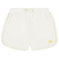 (WMNS) New Balance High-Rise Shorts With Placement Brand Logo Asia Sizing 'White' AWS41336-CIC