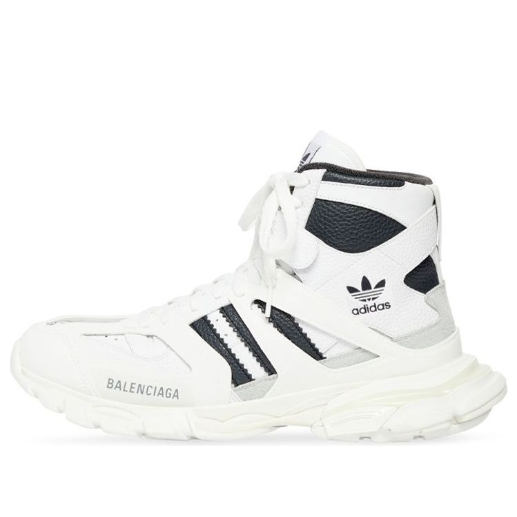 Balenciaga x adidas originals Track Forum Sneakers 'White Black' 712828W3CZ19018