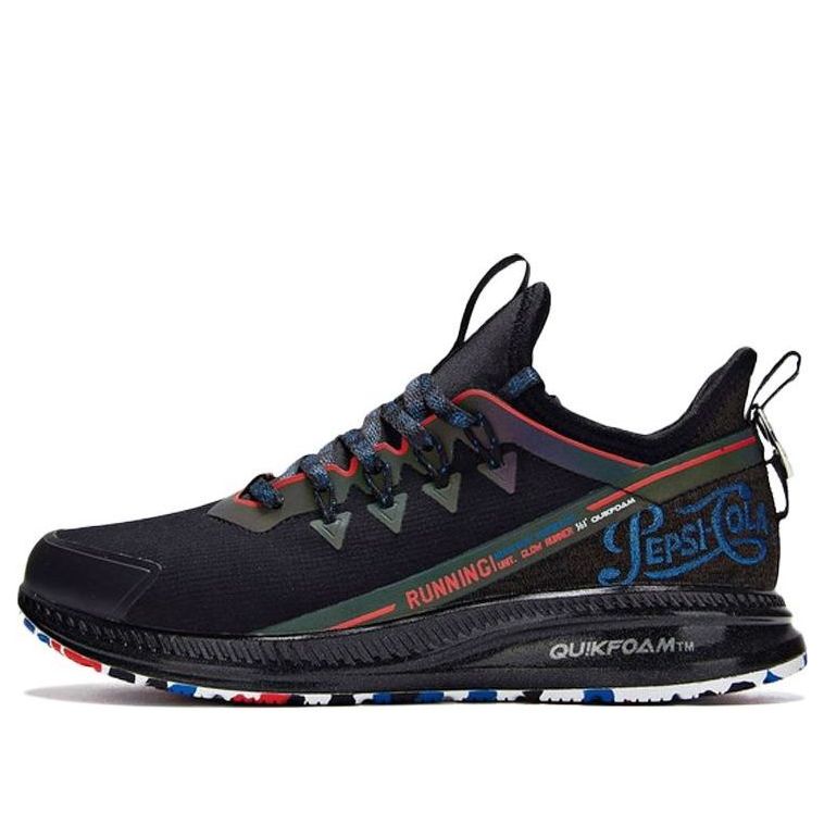 (WMNS) 361 Degrees x QU!K Titanium Speed 2.0 Running Shoes 'Black Blue' 582012253-11