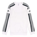 Men's adidas Stripe Logo Printing Long Sleeves Pullover White GT6641