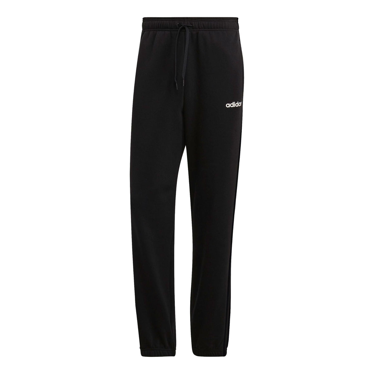 adidas Loose Knit Breathable Stripe Casual Sports Pants Black EI4898