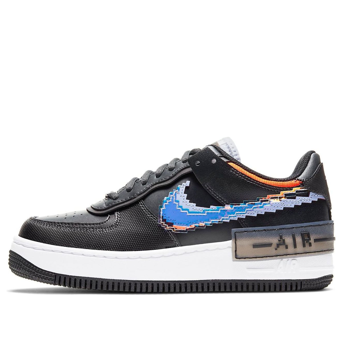 (WMNS) Nike Air Force 1 Shadow SE 'Pixel Swoosh - Off Noir' CV8480-001
