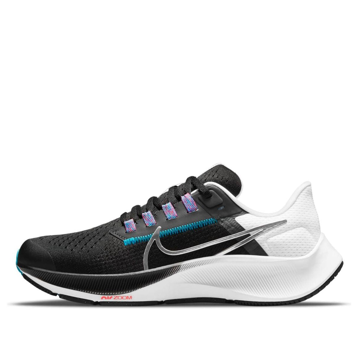 (GS) Nike Air Zoom Pegasus 38 'Black Metallic Silver' CZ4178-015