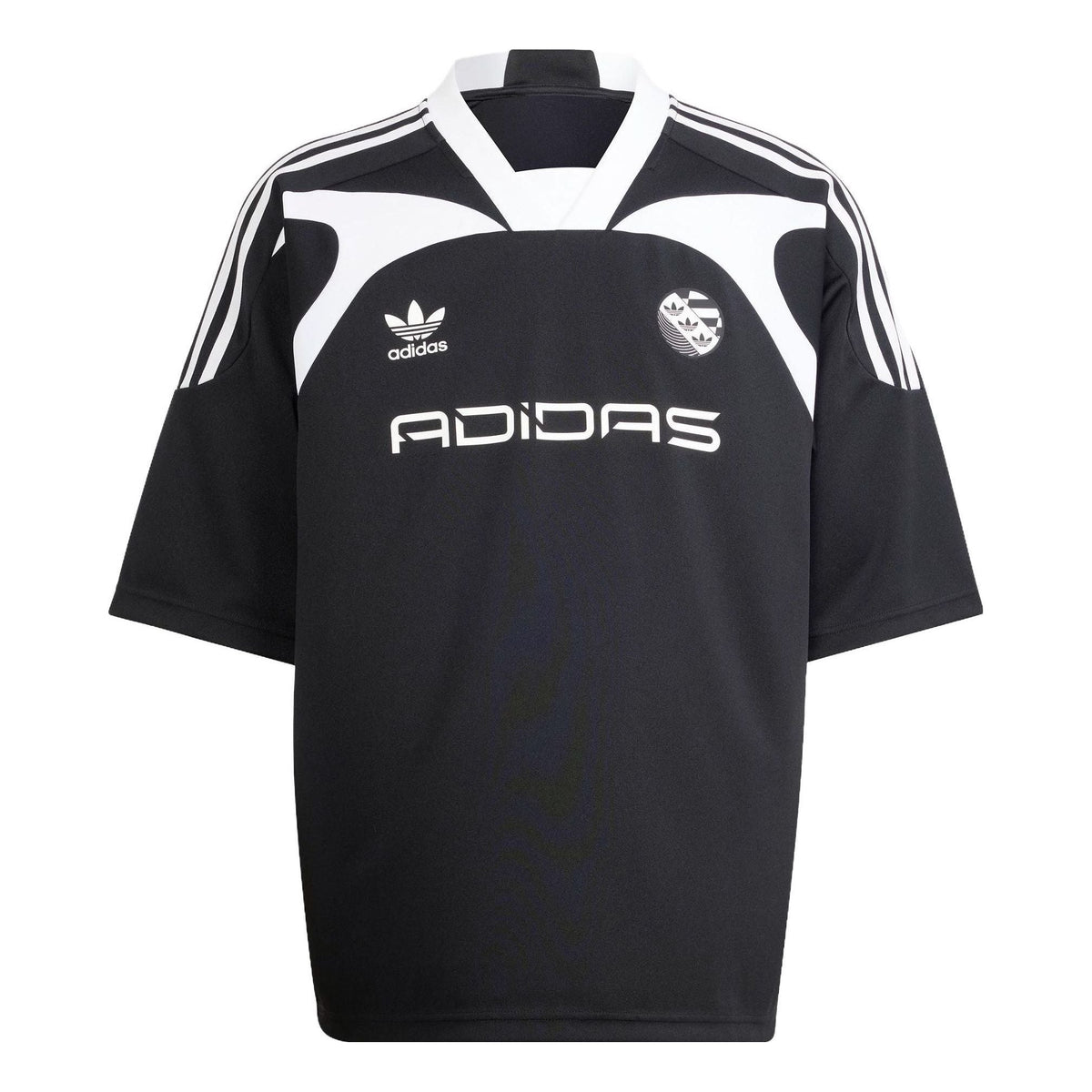 adidas Adilenium Oversized Jersey Asia Sizing Asia Sizing 'Black' IW3635