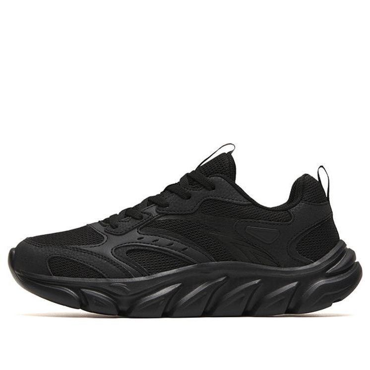 (WMNS) ANTA Running Series Sneakers 'Pure Black' 122245575-8