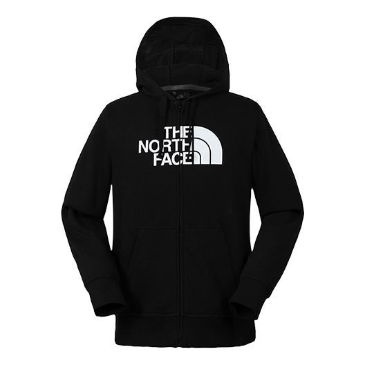 Men's THE NORTH FACE Alphabet Printing Outdoor Casual Quick Dry Zipper Black 3CGE-KY4