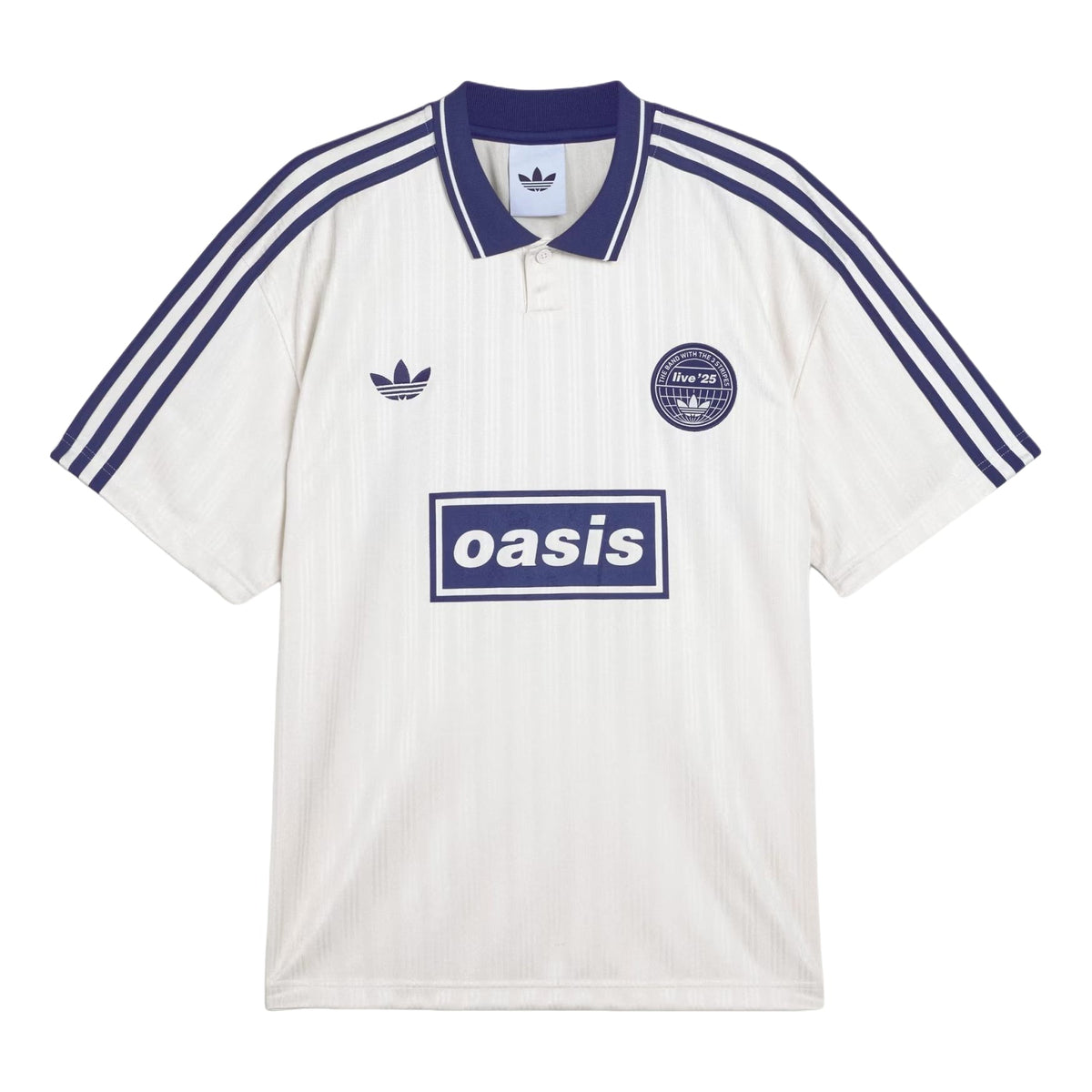 adidas Tour Jacquard Jersey Asia Sizing 'Cream White Night Indigo' KW6285