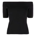 Alexander McQueen FW21 Off-the-shoulder Black 669510-Q1AV4-1000