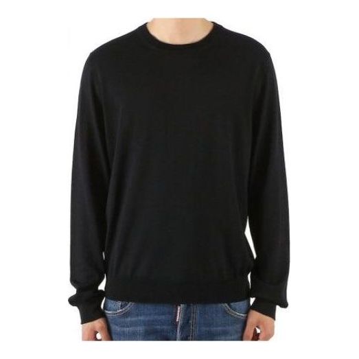 Balenciaga Back Print Interlocked BB Sweatshirt 'Black White' 583117T14394170