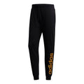 Men's adidas neo Esntl Lg Tp 1 Metallic Logo Printing Bundle Feet Sports Pants/Trousers/Joggers Black FP7446