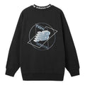 New Balance Graphic Print Sweatshirt Asia Sizing 'Black White' AMT04365-BK