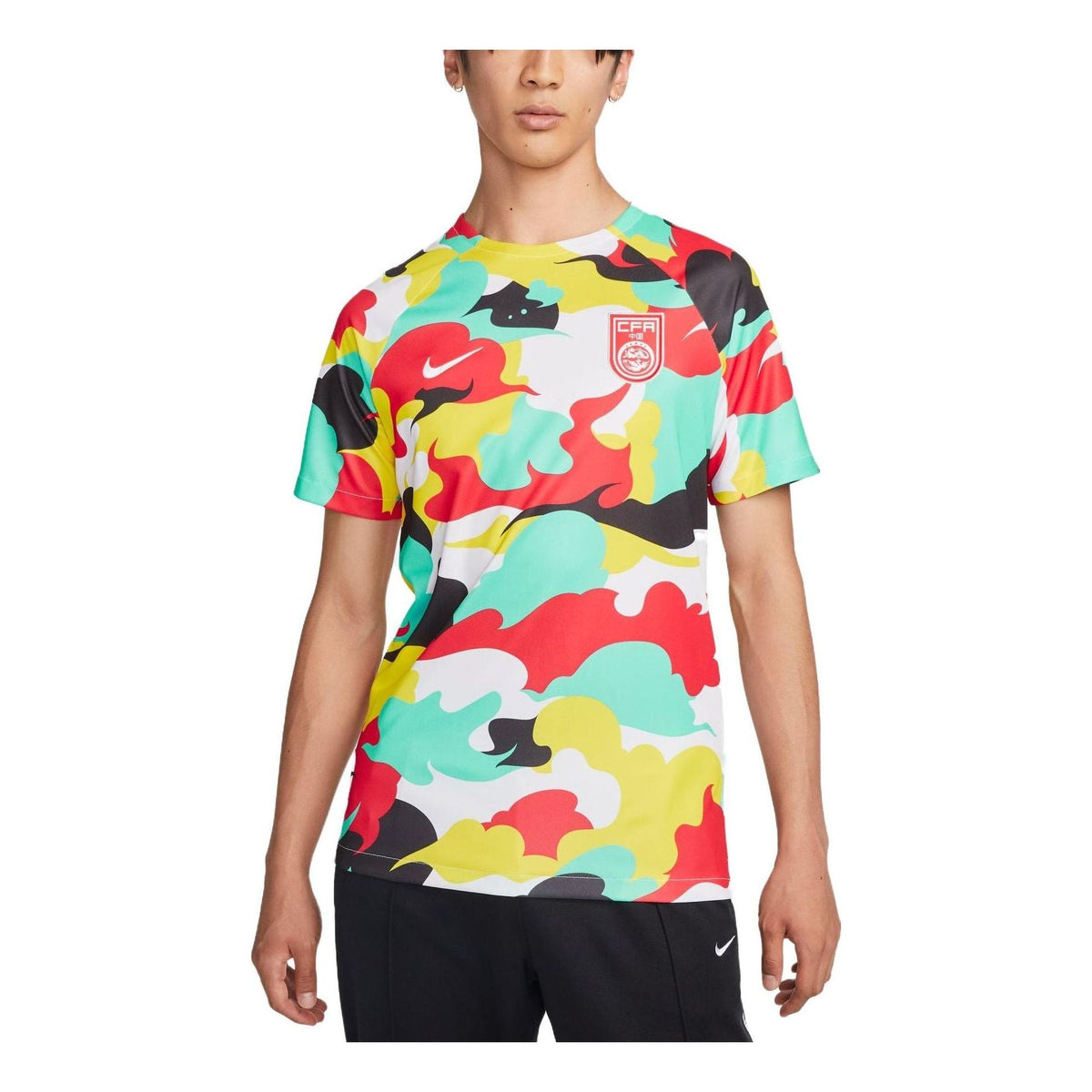 Nike Dri-Fit China Pre-Match Soccer Jersey 'Colorful' DH6519-713