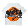 Li-Ning x Aape BadFive Graphic Loose Fit T-shirt 'White' AHSR751-2