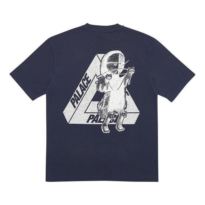 Palace U Figure T-shirt 'Navy' P17TS107