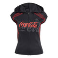 (WMNS) adidas x Coca-Cola Slouchy Gfx Hooded Top Asia Sizing 'Black' KY7569