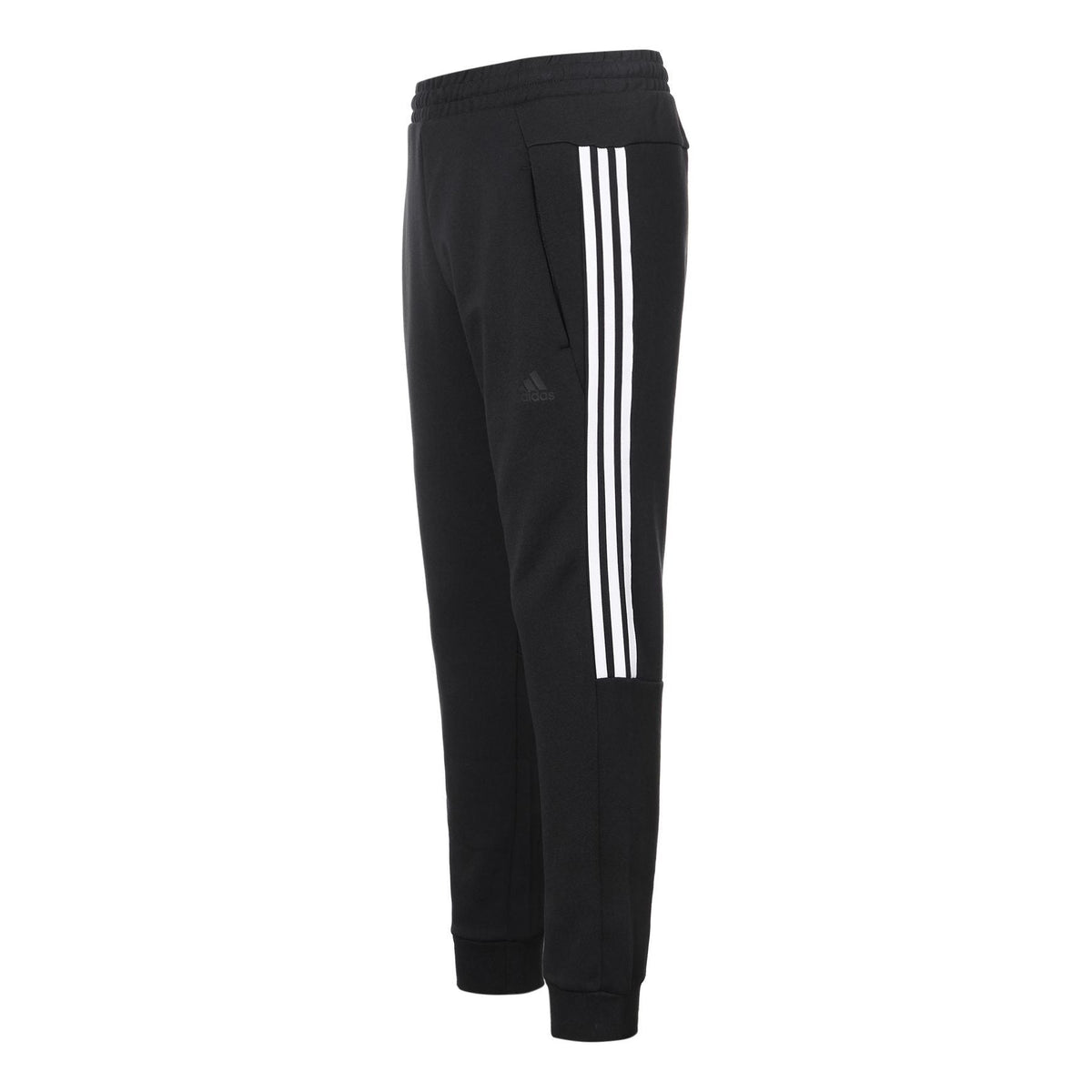 adidas Casual Sports Bundle Feet Lacing Stripe Knit Long Pants Black GP1014