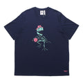 adidas originals 5 Dino Tee Casual Sports Cartoon Printing Round Neck Short Sleeve Navy Blue H13455